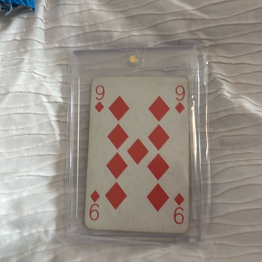Hermes 9 of Diamonds playing card